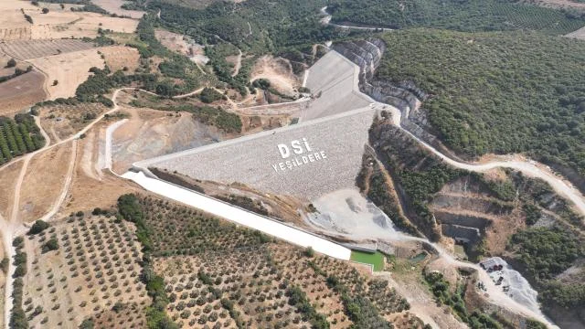 Yeşildere Barajı su tutmaya başladı