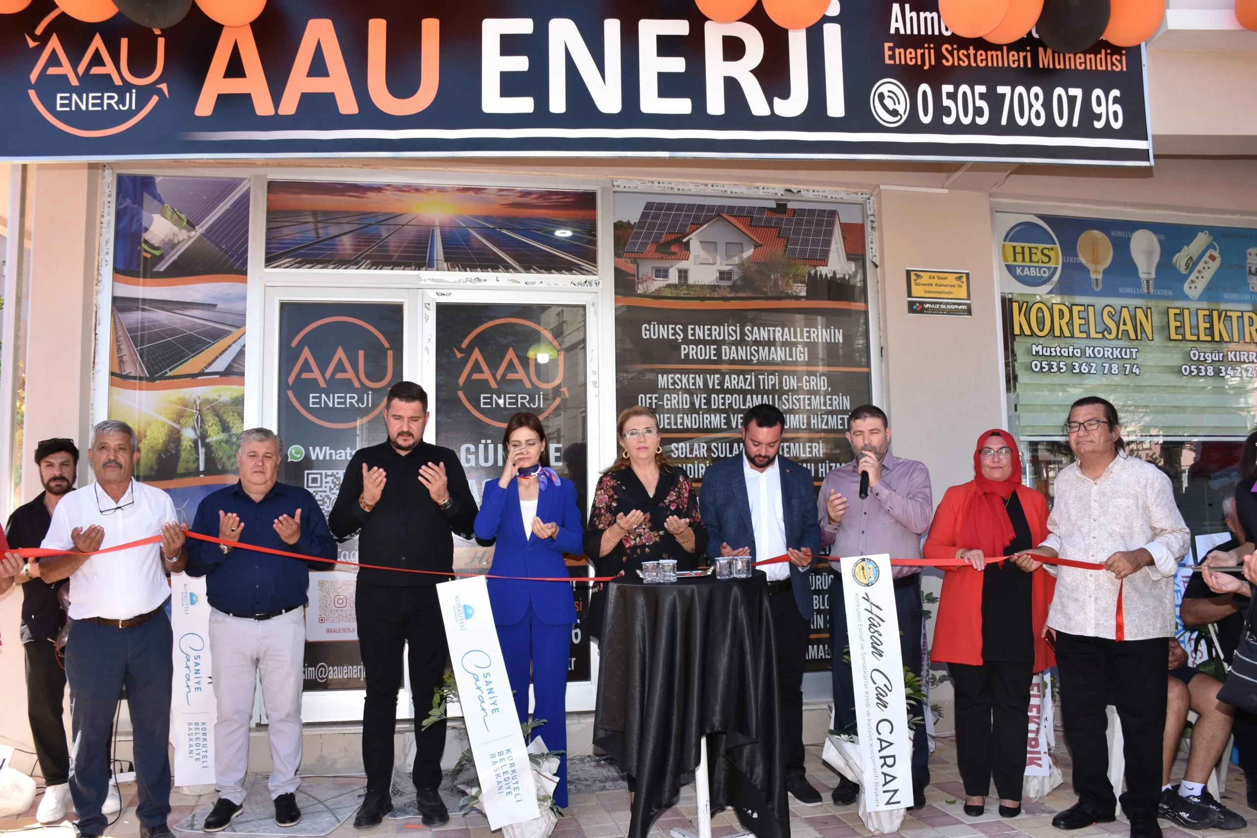 AAU Enerji Açılışını Korkuteli Belediye Başkanı Caran Yaptı
