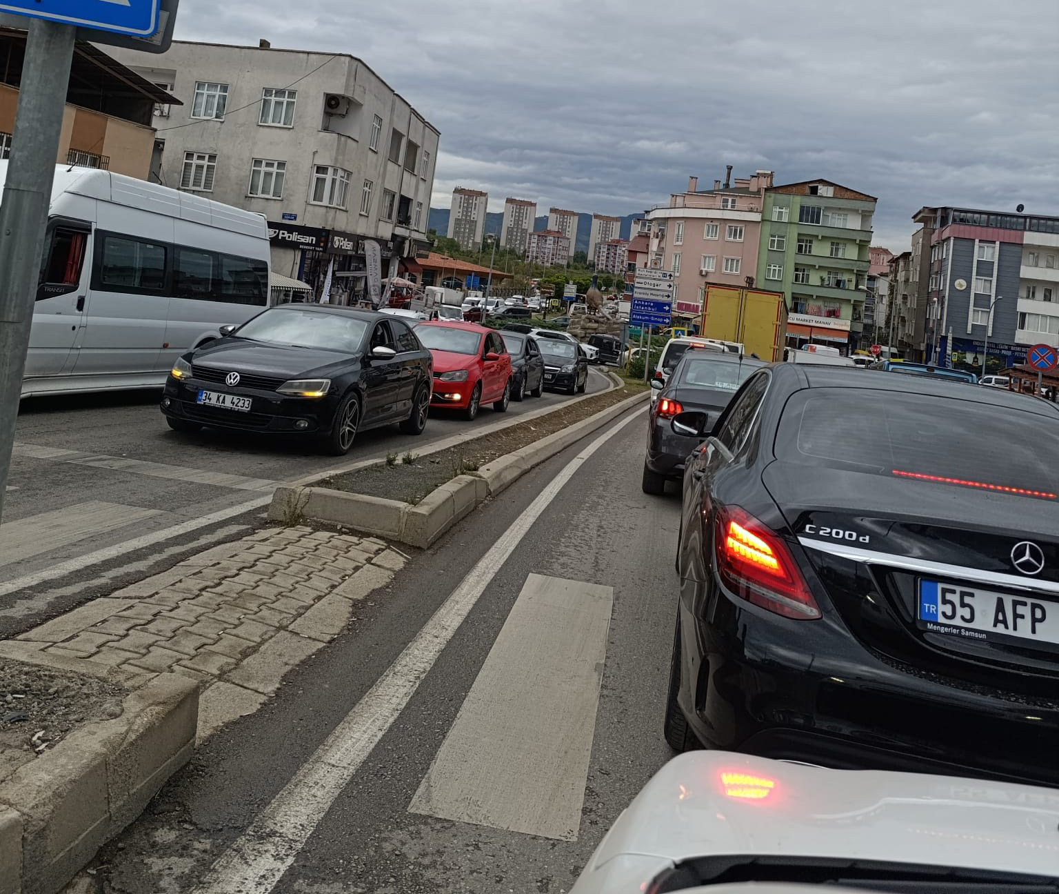 Samsun’da Akıllı Trafik Çıldırtıyor!