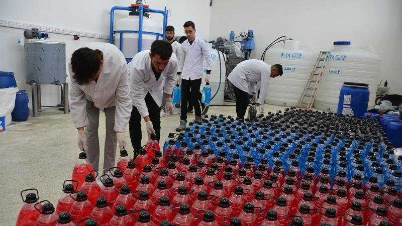 Van Gölü suyu kullanılarak üretilen sabun seri üretimde