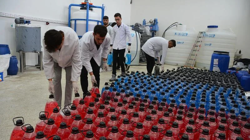 Van Gölü suyu kullanılarak üretilen sabun seri üretimde