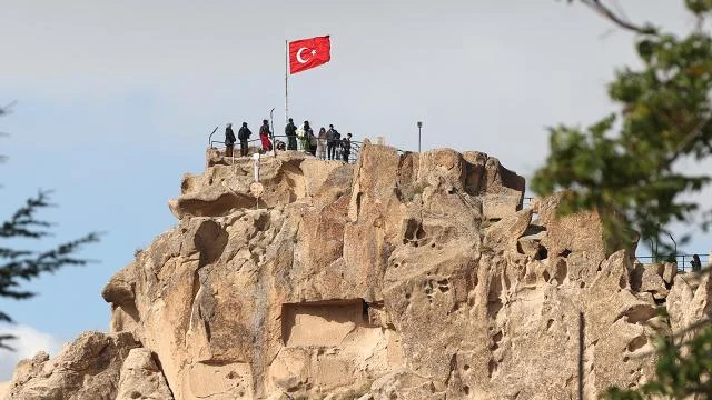 Uçhisar Kalesi’ni 9 ayda 211 bin turist ziyaret etti