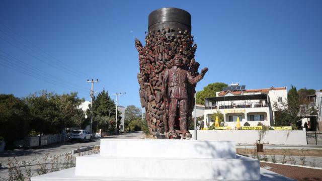 ‘Kanlı Bomba Anıtı’ Çanakkale Zaferi’nin izlerini taşıyor
