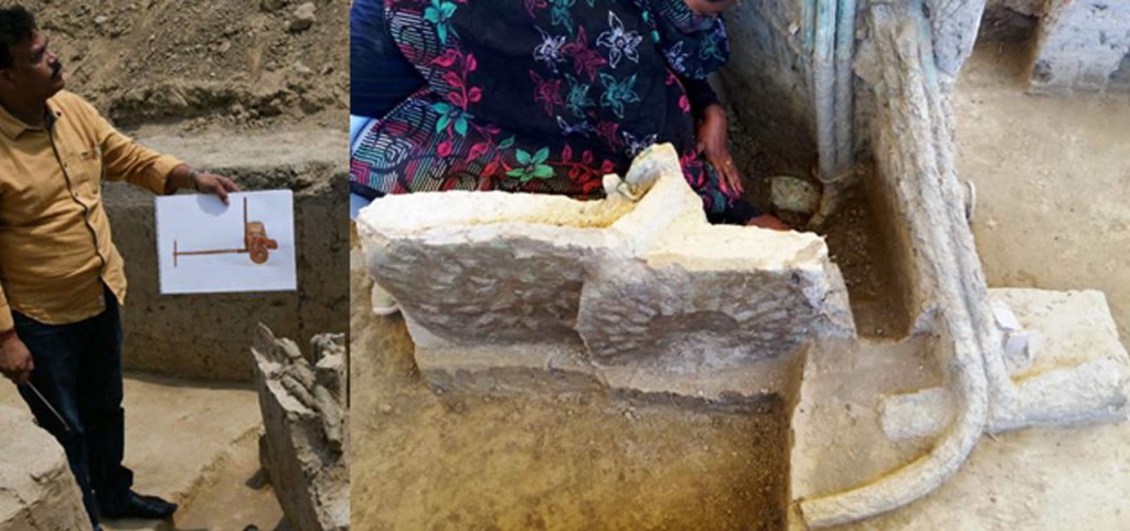 Hintli arkeologlar, kuzeydeki Uttar Pradesh eyaletindeki Kraliyet Mezarlarında 4.000 yıldan fazla savaş arabasını ortaya çıkardılar