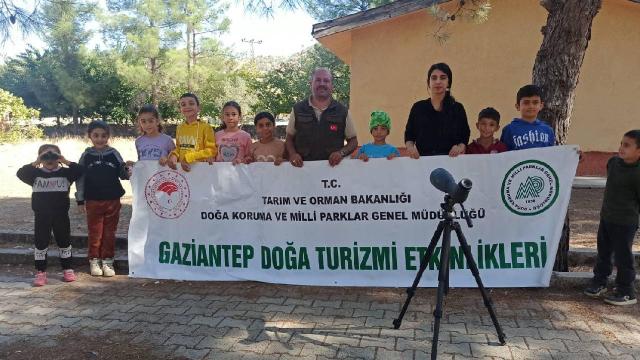 İslahiye’de öğrenciler kuş gözlemciliği yaptı