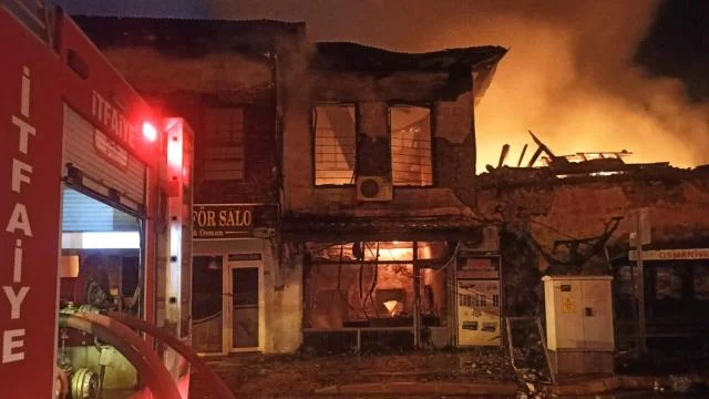 Osmaniye’de tarihi konakta yangın