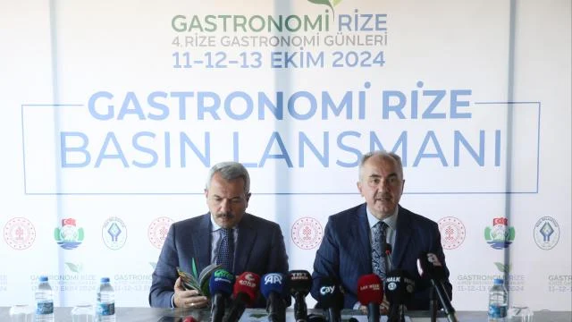 Rize’nin yöresel lezzetleri “4. GastroRize Festivali” ile tanıtılacak