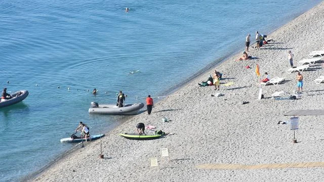Antalya’da ekim ayında da yaz havası sürüyor