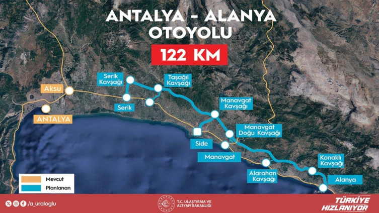 İki büyük otoyol projesinde imzalar 14 Ekim’de atılacak