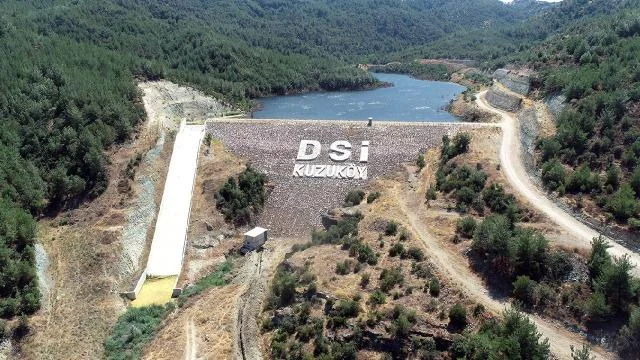 Manisa’daki Kuzuköy Barajı gelecek yıl tarımsal sulamaya başlayacak