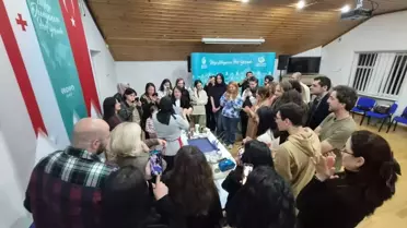 Tiflis’te Geleneksel Türk Ebru Atölyesi