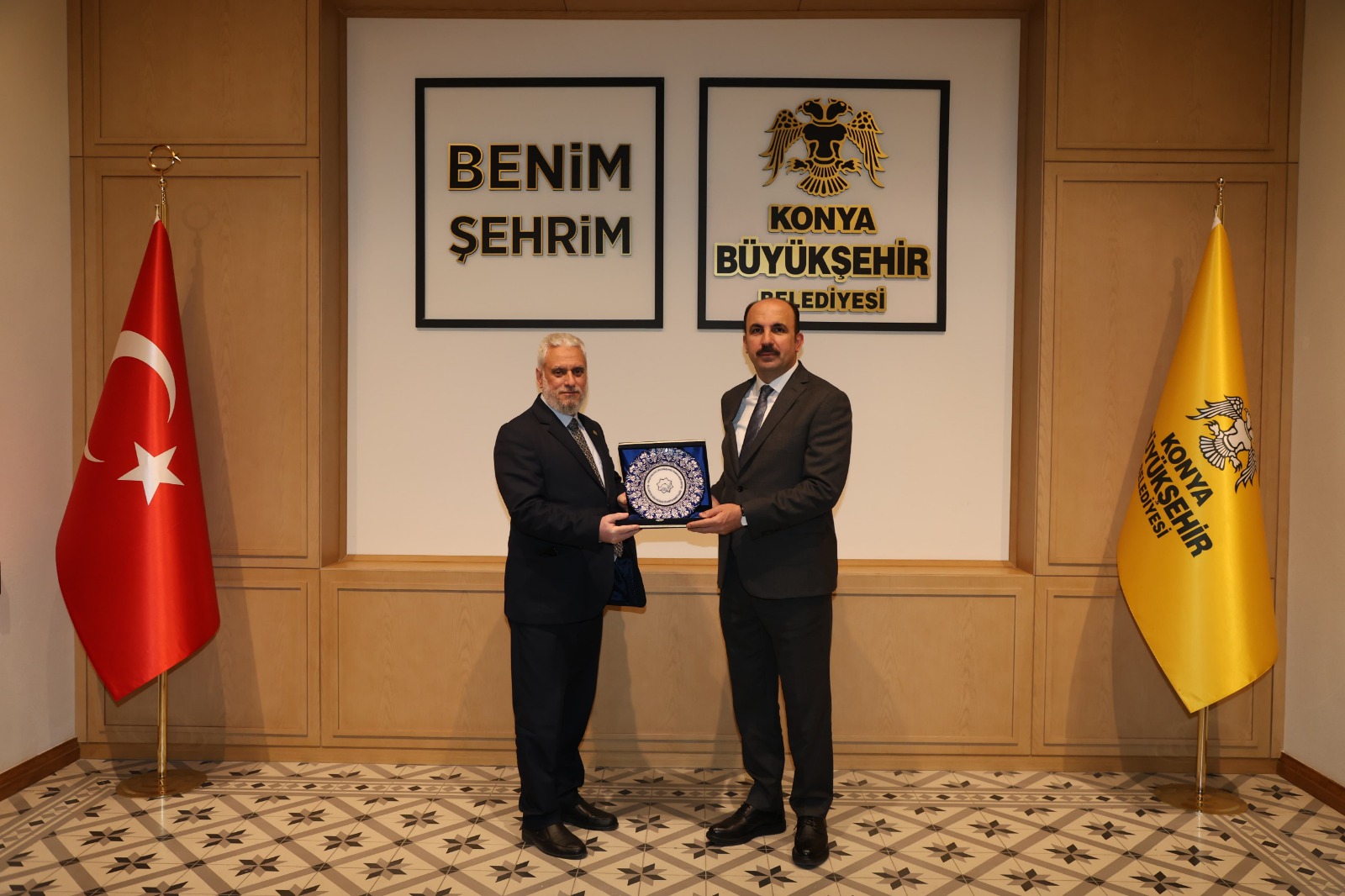 Bulgaristan Müslümanları Başmüftüsü, Başkan Altay’ı Ziyaret Etti.