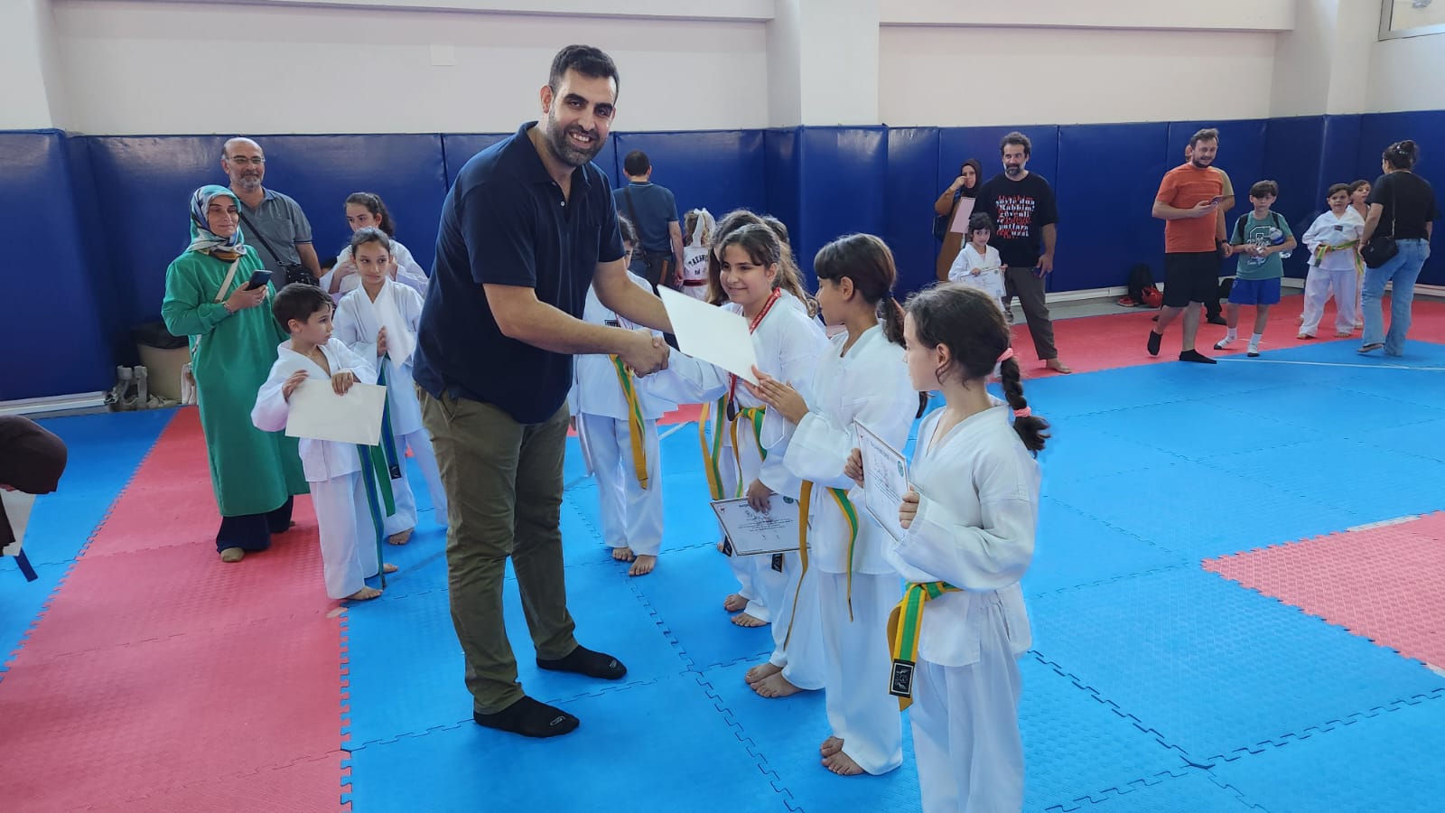 Samsun’da Taekwondo dönem kuşak sınavı yapıldı