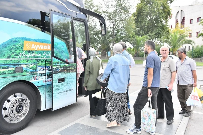 Samsun Büyükşehir Belediyesi’nin “Odak Samsun” Otobüsleri ile Şehrin Güzelliklerine Yolculuk