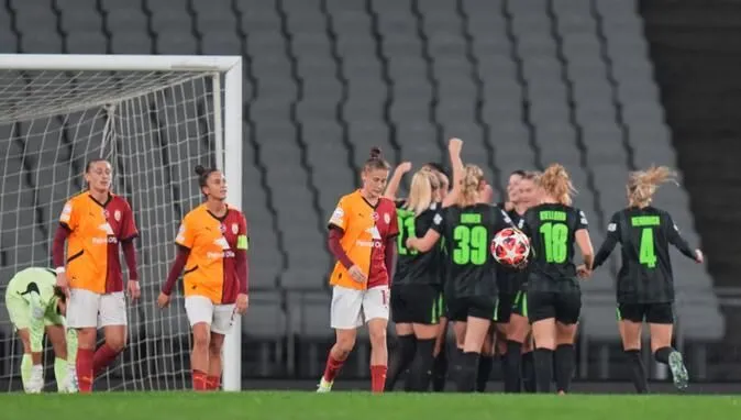 Galatasaray Petrol Ofisi, Wolfsburg’a direnemedi