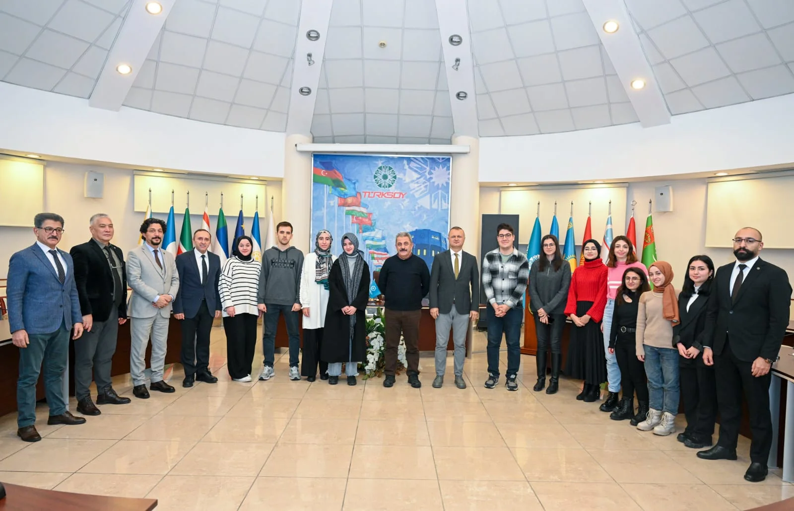 Gazi Üniversitesi Türk Dili ve Edebiyatı Topluluğu TÜRKSOY’u ziyaret etti