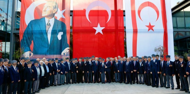 Cumhurbaşkanı Ersin Tatar, Samsun’da Kıbrıs gazileriyle bir araya geldi