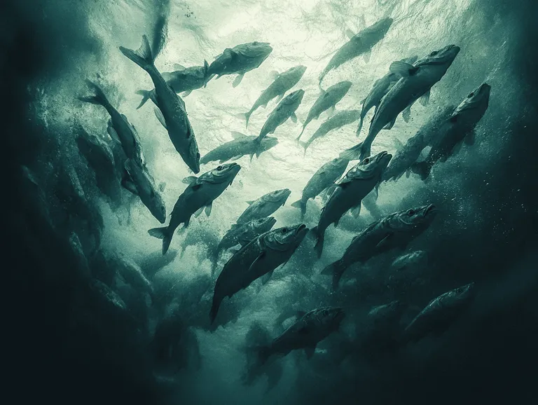 Sadece birkaç saat içinde 10 milyondan fazla balık yendi.