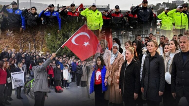 Bir ulus saygı duruşundaydı!..Bunun Dünyada eşi benzeri yok! 