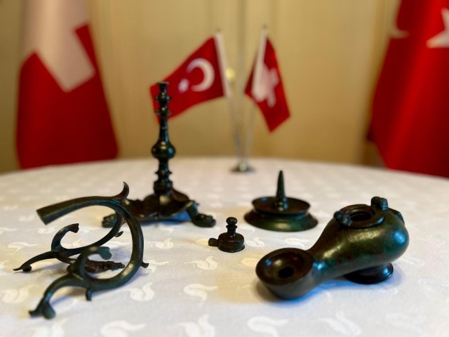 1500 yıllık eserler İsviçre’den iade edildi