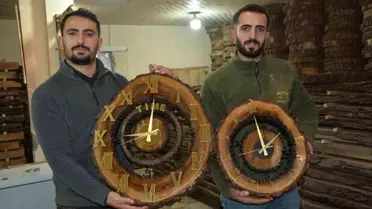 Asırlık Ceviz Dalları Sanata Dönüşüyor