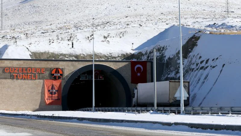 Güzeldere Geçidi artık tünelle aşılıyor