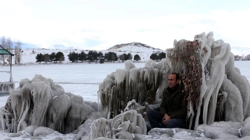 Burası Sibirya değil, Çıldır Gölü