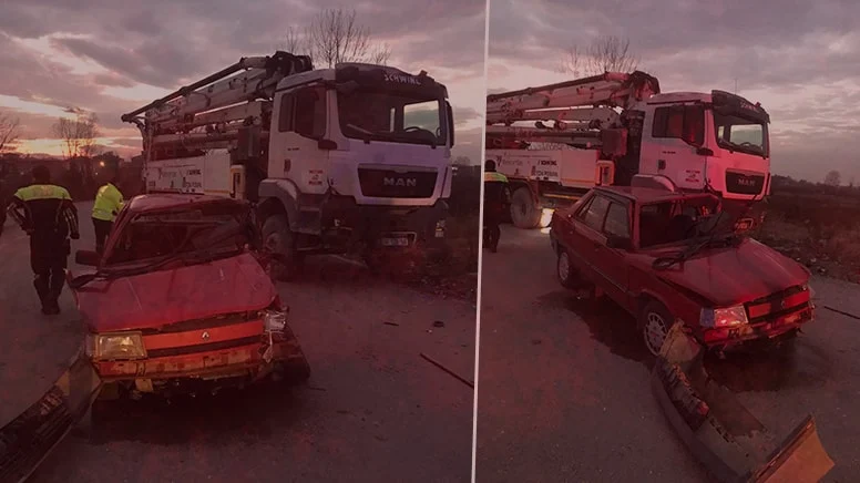 Akılalmaz olay! 9 yaşındaki çocuğun kullandığı otomobil kamyonla çarpıştı, 3’ü ağır 5 kişi yaralandı