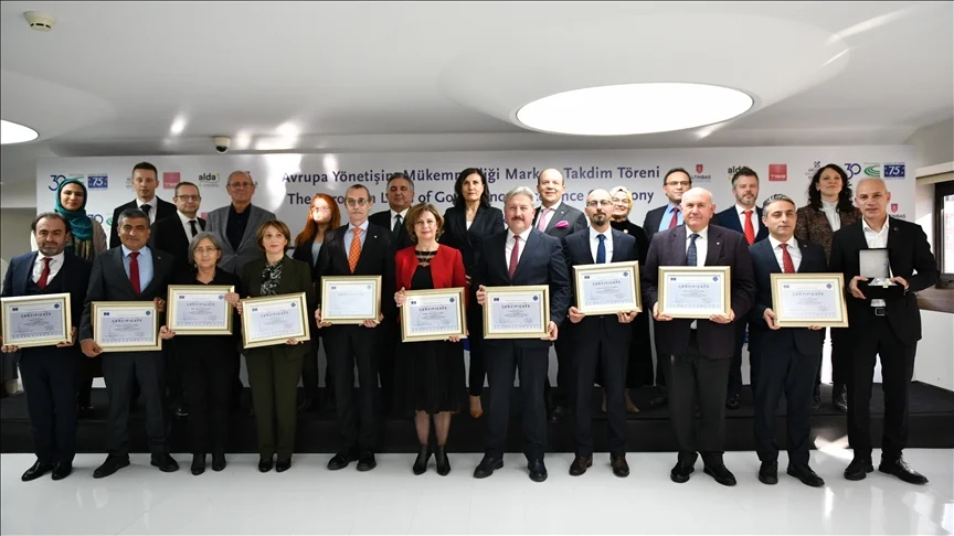 Türkiye’den 13 belediye Avrupa Yönetişim Mükemmelliği Markası aldı