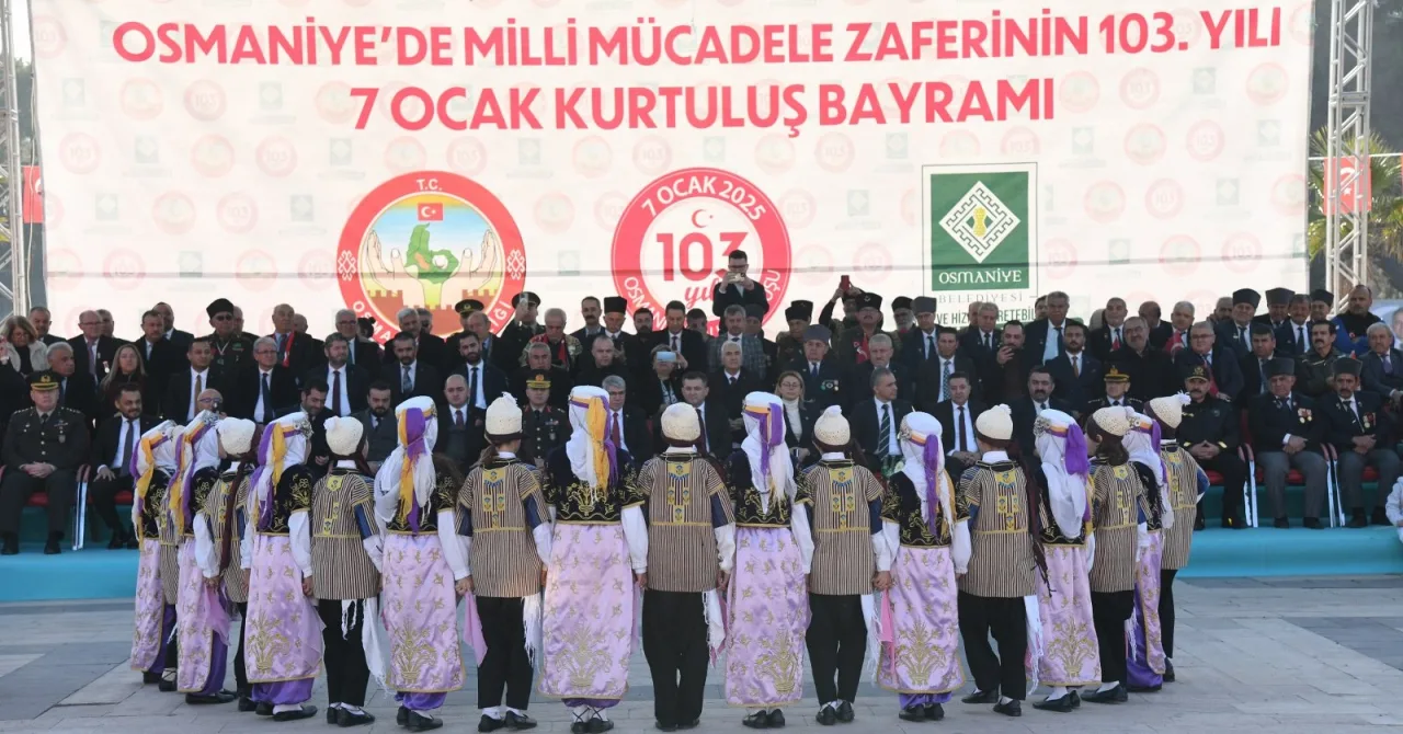 Osmaniye’de Milli Mücadele Zaferinin 103. Yıl Dönümü Coşkuyla Kutlandı