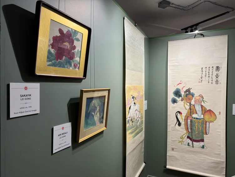 Ali Leigong ve Said Chuanyi Lei’nin “Sanatla Büyümek” sergisi açıldı