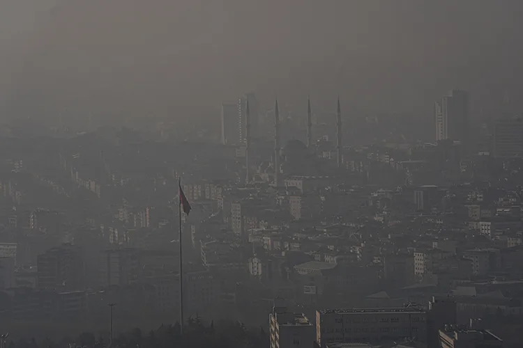 Ankara’nın hava kalitesi “turuncu” seviyede