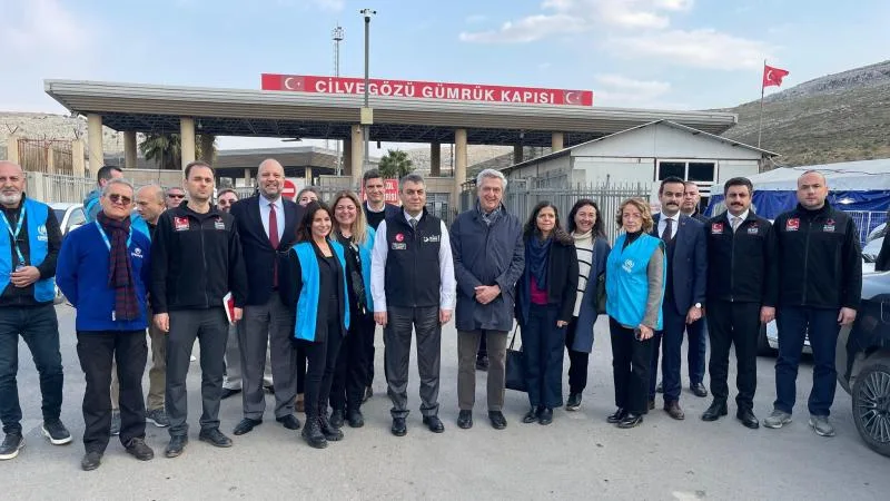 BM Mülteciler Yüksek Komiseri Grandi, Cilvegözü Sınır Kapısı’nı ziyaret etti