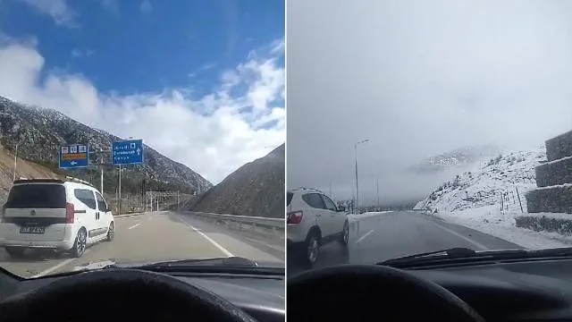 Demirkapı Tüneli: Bir ucu bahar, diğer ucu kış…