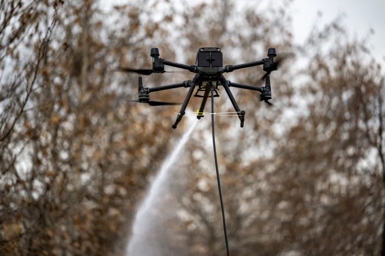 Yangınlarla mücadelede dronların önemi büyük