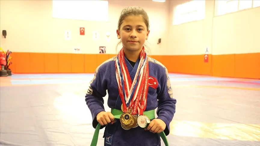 Judoda 14 madalya kazanan Berrak’ın hedefi Balkan şampiyonluğu