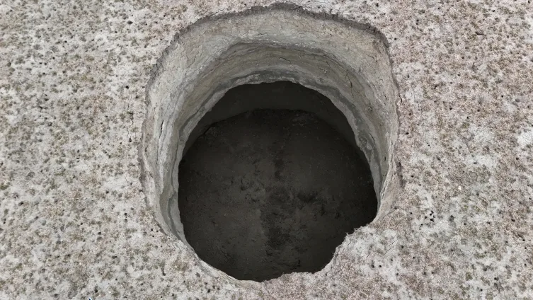 Konya’da 25 metre derinliğinde obruk oluştu