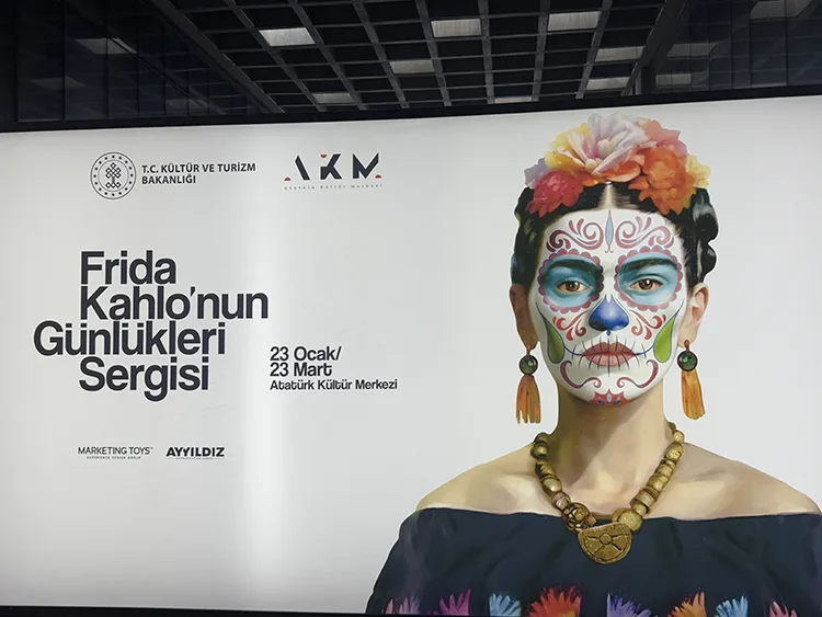 “Frida Kahlo’nun Günlükleri” sergisi AKM’de açıldı