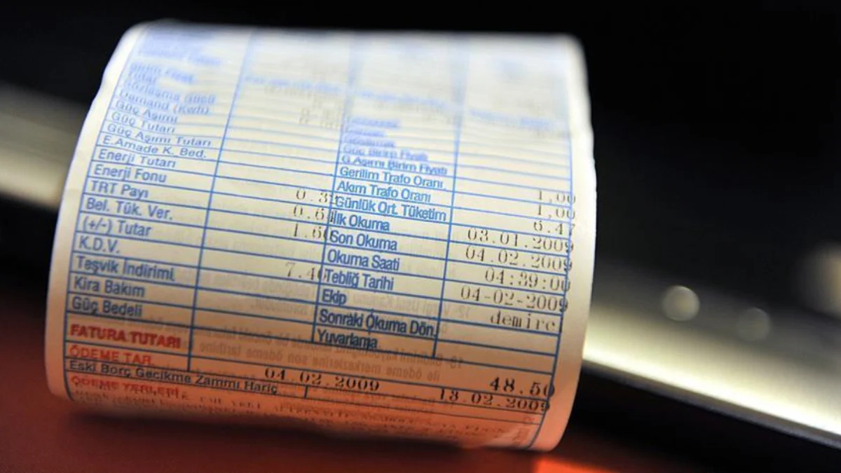 1.050 liralık yüksek tüketimli bir meskenin faturası 2 bin liraya çıkacak