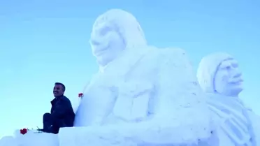 Sarıkamış Harekatı’nın 110. yılı anma etkinlikleri için yapılan heykeller açıldı