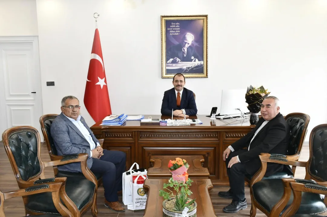 Osmaniye Ticaret Borsası Başkanı Çenet’ten Kadirli Kaymakamı Erdinç Dolu’ya Ziyaret