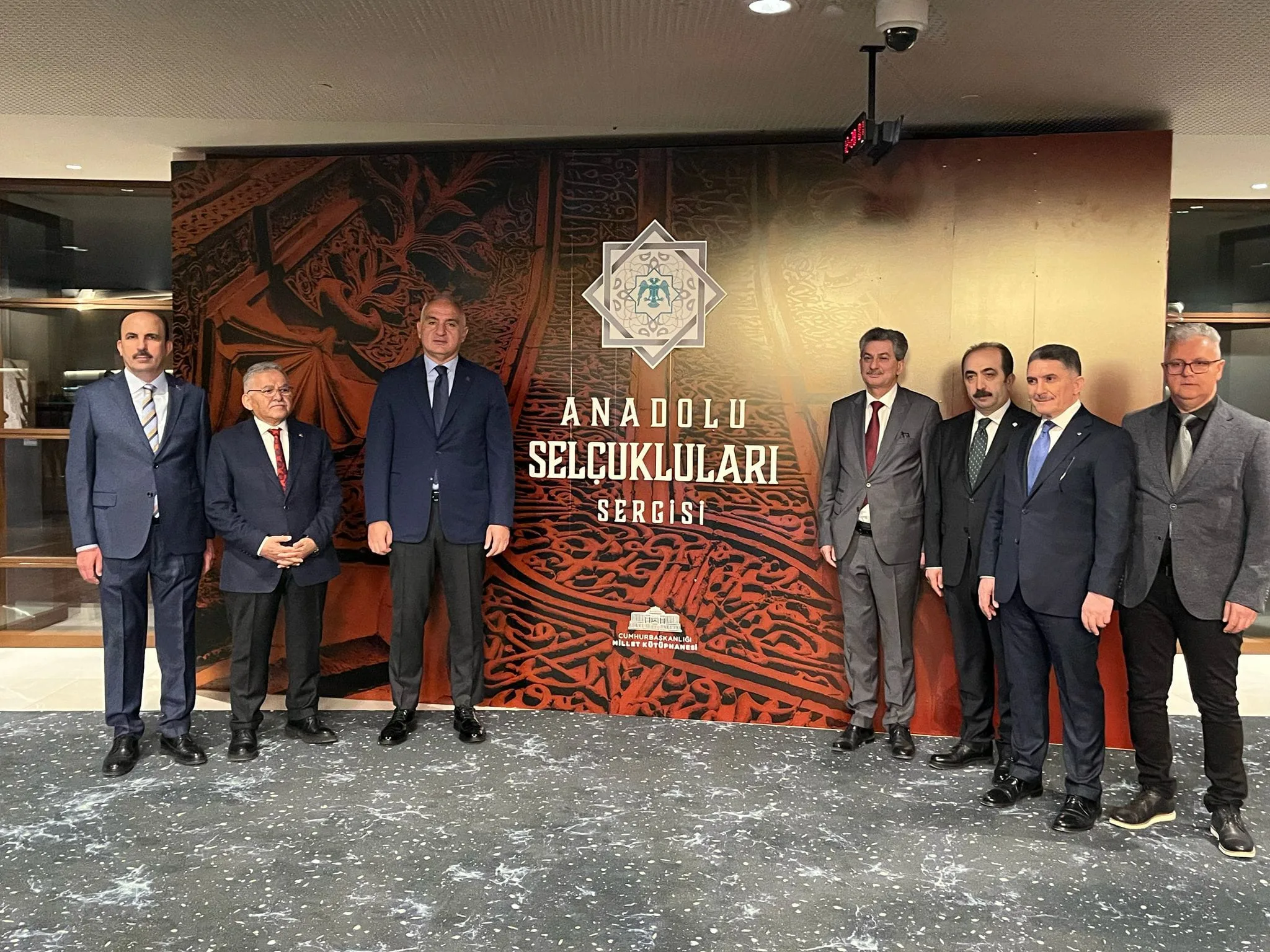 BAŞKAN BÜYÜKKILIÇ, MİLLET KÜTÜPHANESİ’NDE ANADOLU SELÇUKLULARI SERGİSİ’NİN AÇILIŞINA KATILDI