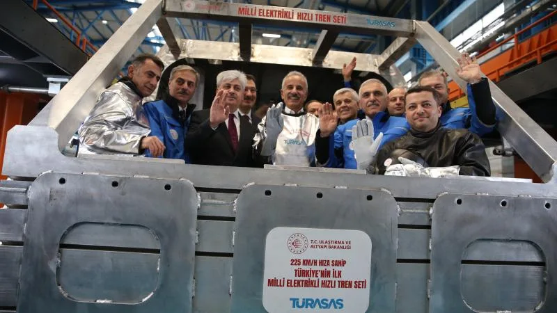 Türkiye’nin ilk elektrikli tren seti üretimde