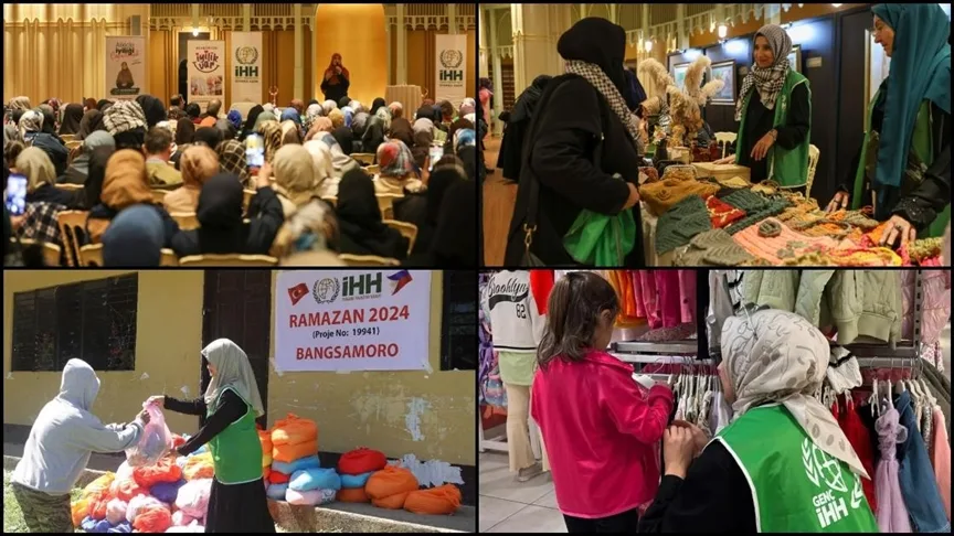 İHH Kadın Birimi, 2024’te 25 bin kadın gönüllüyle on binlerce kişiye yardım ulaştırdı