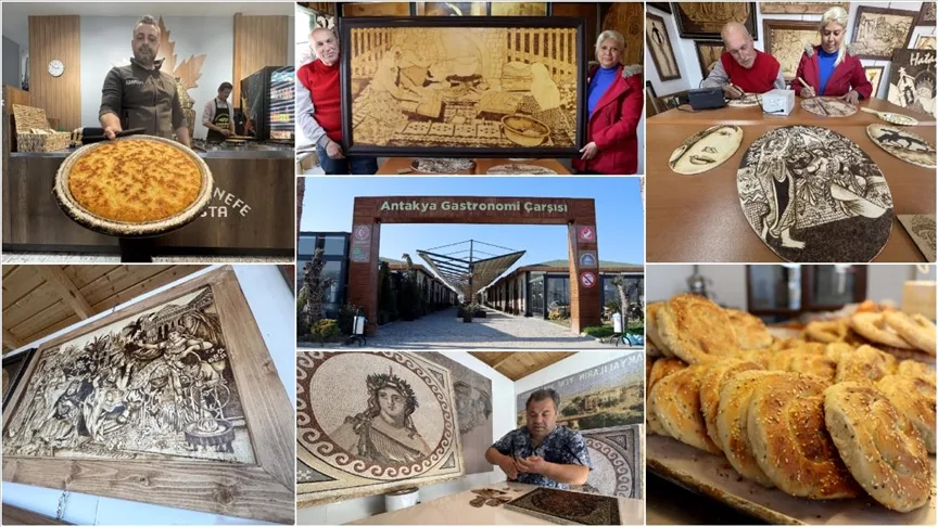 Hatay’ın mutfağı ile kültür ve sanatı çarşılarda yaşatılıyor