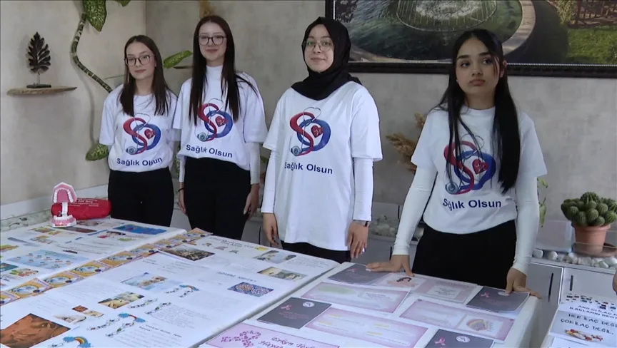 Sincan’da lise öğrencilerinden “Sağlık Olsun” projesi