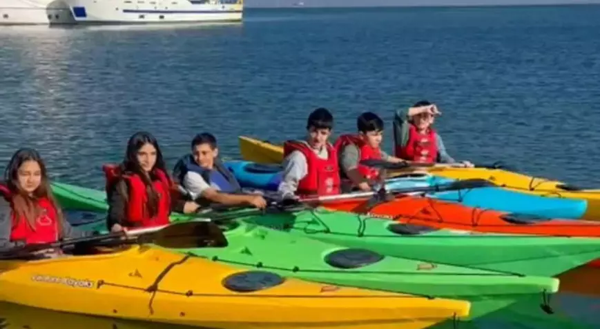 İzmir’de Çocuklar Kano Sporuyla Tanıştı