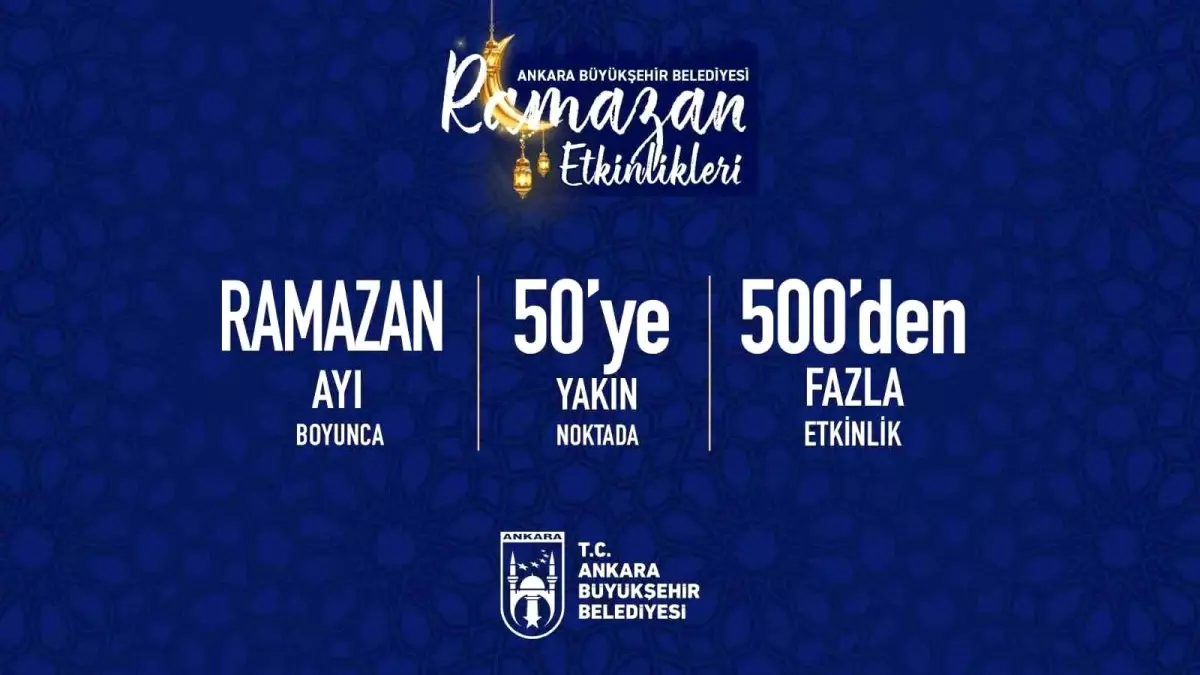 Ankara’da Ramazan Boyunca 500’e Yakın Etkinlik Düzenlenecek