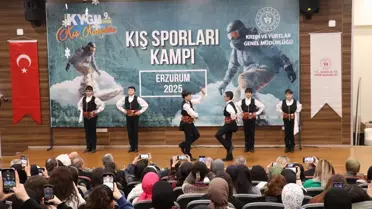 Erzurum’da düzenlenen “Kış Sporları Kampı” başladı