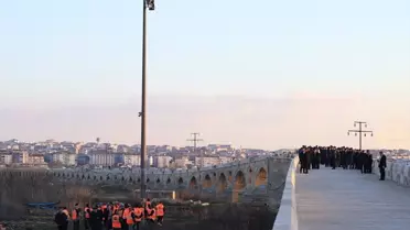 Edirne’deki Tarihi Uzun Köprü’nün Restorasyonu Devam Ediyor
